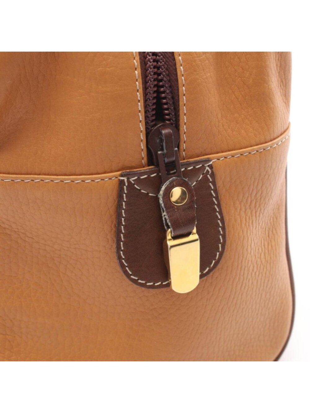 Loewe Tote Anagram Brown Dark Leather Boston - Picture 9 of 9